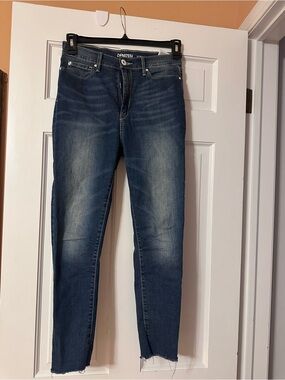 Denizen from Levi's High-Rise Ankle Jeggings - Dark Blue Denim